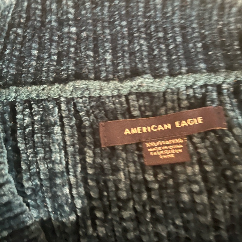 Blue Chenille Women's Sweater - Picture 2 of 2